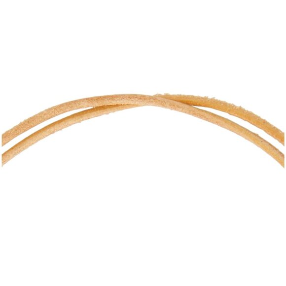 DEZSO BY SARA BELTRÁN Natural Shell Silimanite Necklace in Tan Leather New - Picture 3 of 8